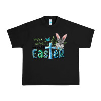 Black My First Easter Bunny Boy Urban Heavy Tee - RanaPortraitStore