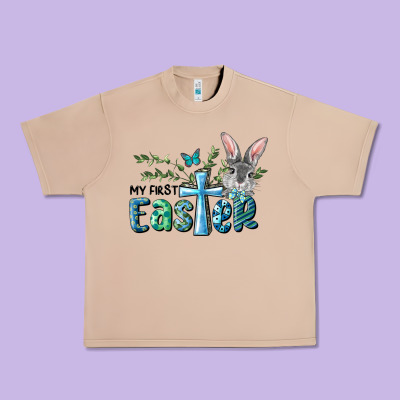 My First Easter Bunny Boy Urban Heavy Tee Designed By Ranaportraitstore
