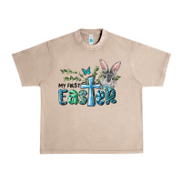 French Oak My First Easter Bunny Boy Urban Heavy Tee - RanaPortraitStore