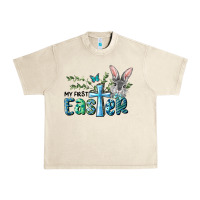 Sandshell My First Easter Bunny Boy Urban Heavy Tee - RanaPortraitStore