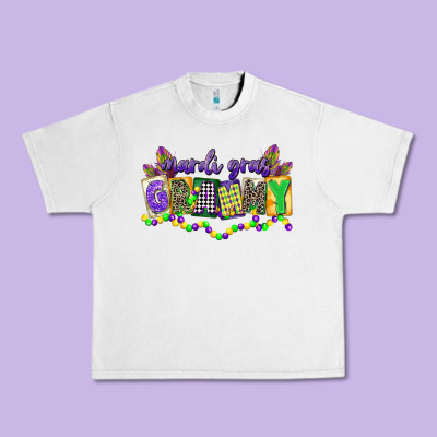 Mardi Gras Grammy Urban Heavy Tee Designed By Cowgirlartshop