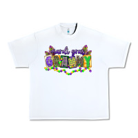White mardi gras grammy Urban Heavy Tee - CowGirlArtShop