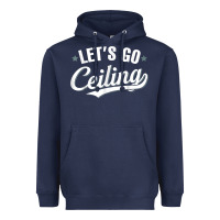Navy Lets Go Ceiling Fan Halloween Heavyweight Hoodie - trangStudio