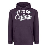 Plum Lets Go Ceiling Fan Halloween Heavyweight Hoodie - trangStudio