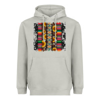 Moon Dust cowhıde aztec serape wıth leopard and sunflowers brushstroke Heavyweight Hoodie - Artiststas