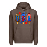 Coffee usa popsicles Premium Hoodie - BundleAndBundleShop
