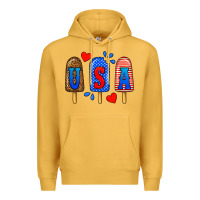 Mustard usa popsicles Premium Hoodie - BundleAndBundleShop