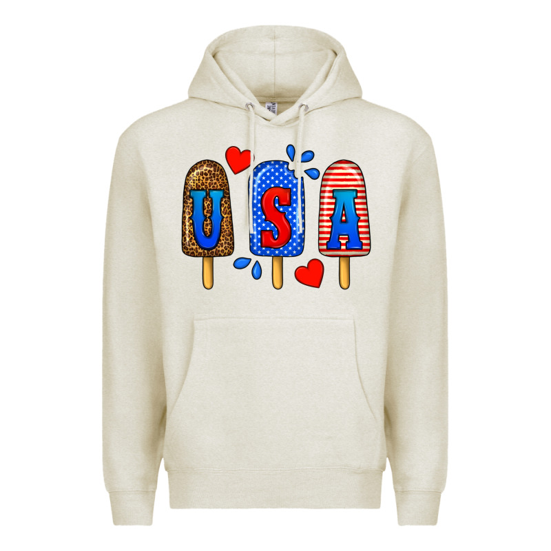 Usa Popsicles Premium Hoodie by BundleAndBundleShop | Teevron