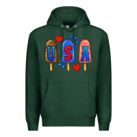 Sports Green usa popsicles Premium Hoodie - BundleAndBundleShop
