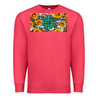 Cardinal gemtone and sunflowers license plate Premium Sweatshirt - Artiststas