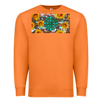 Carrot gemtone and sunflowers license plate Premium Sweatshirt - Artiststas