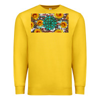 Lemon gemtone and sunflowers license plate Premium Sweatshirt - Artiststas