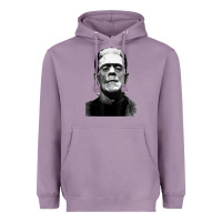 Lavender Classic Halloween Monster Horror Movie Frankenstein Monster Heavyweight Hoodie - trangStudio