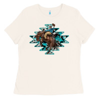 Bone western cowboy Ladies Tee - RanaPortraitStore