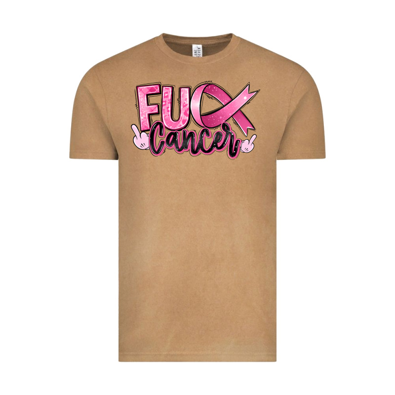 Fuck Breast Cancer Vintage Tee by RanaPortraitStore | Teevron