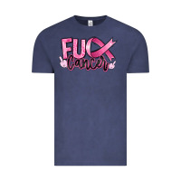 Vintage Denim fuck breast cancer Vintage Tee - RanaPortraitStore
