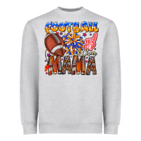 Heather Grey football mama Heavyweight Sweatshirt - CowhideDigitalArt