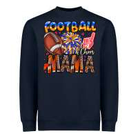 Navy football mama Heavyweight Sweatshirt - CowhideDigitalArt