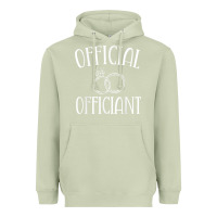 Matcha Men Wedding Ordained Minister Gift Heavyweight Hoodie - trangStudio