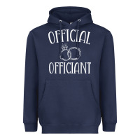 Navy Men Wedding Ordained Minister Gift Heavyweight Hoodie - trangStudio