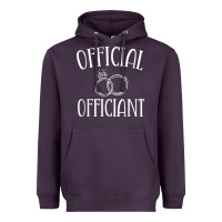 Plum Men Wedding Ordained Minister Gift Heavyweight Hoodie - trangStudio