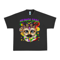 Pigment Black meowdi gras mardi gras cat Urban Heavy Tee - CowGirlArtShop