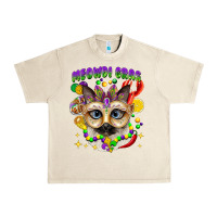 Sandshell meowdi gras mardi gras cat Urban Heavy Tee - CowGirlArtShop
