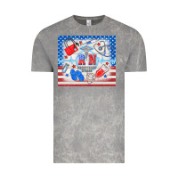 Cloud Rock American memorial day rn registered nurse Vintage Tee - TumblerDesignByShophia