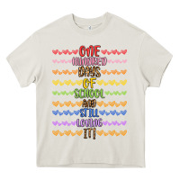 Cream one hundred days of school and still loving it! Heavy Core Tee - Artiststas
