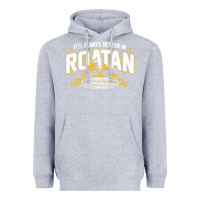 Heather Grey Roatan Honduras Souvenir Roatan Gift Travel Heavyweight Hoodie - trangStudio