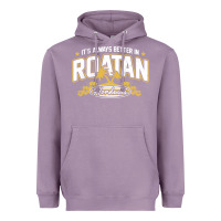 Lavender Roatan Honduras Souvenir Roatan Gift Travel Heavyweight Hoodie - trangStudio