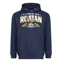 Navy Roatan Honduras Souvenir Roatan Gift Travel Heavyweight Hoodie - trangStudio