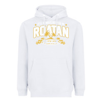 White Roatan Honduras Souvenir Roatan Gift Travel Heavyweight Hoodie - trangStudio