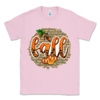 Bubblegum Pink Fall with Background Classic Tee - texasbilliewilder
