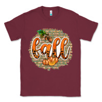 Burgundy Fall with Background Classic Tee - texasbilliewilder