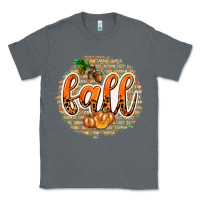 Charcoal Heather Fall with Background Classic Tee - texasbilliewilder