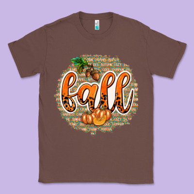 Fall With Background Classic Tee Designed By Texasbilliewilder