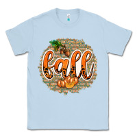 Dusty Blue Fall with Background Classic Tee - texasbilliewilder
