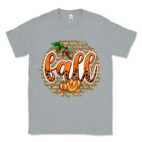 Heather Grey Fall with Background Classic Tee - texasbilliewilder