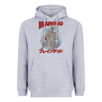 Heather Grey Braindead-Ob7An Heavyweight Hoodie - trangStudio