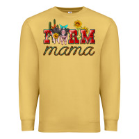 Antique Gold farm mama with pigs Premium Sweatshirt - Artiststas