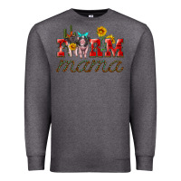 Charcoal Heather farm mama with pigs Premium Sweatshirt - Artiststas