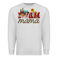 Dove Grey farm mama with pigs Premium Sweatshirt - Artiststas