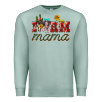 Seafoam farm mama with pigs Premium Sweatshirt - Artiststas