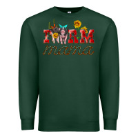 Sports Green farm mama with pigs Premium Sweatshirt - Artiststas