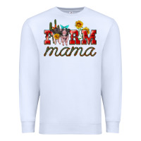 White farm mama with pigs Premium Sweatshirt - Artiststas