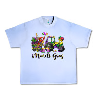 Grape Ice mardi gras tractor Urban Heavy Tee - CowGirlArtShop