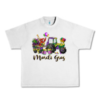 Lunar Rock mardi gras tractor Urban Heavy Tee - CowGirlArtShop