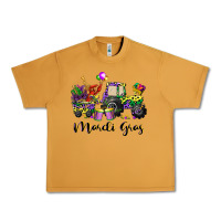 Peanut Butter mardi gras tractor Urban Heavy Tee - CowGirlArtShop