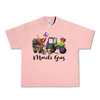 Salmon mardi gras tractor Urban Heavy Tee - CowGirlArtShop